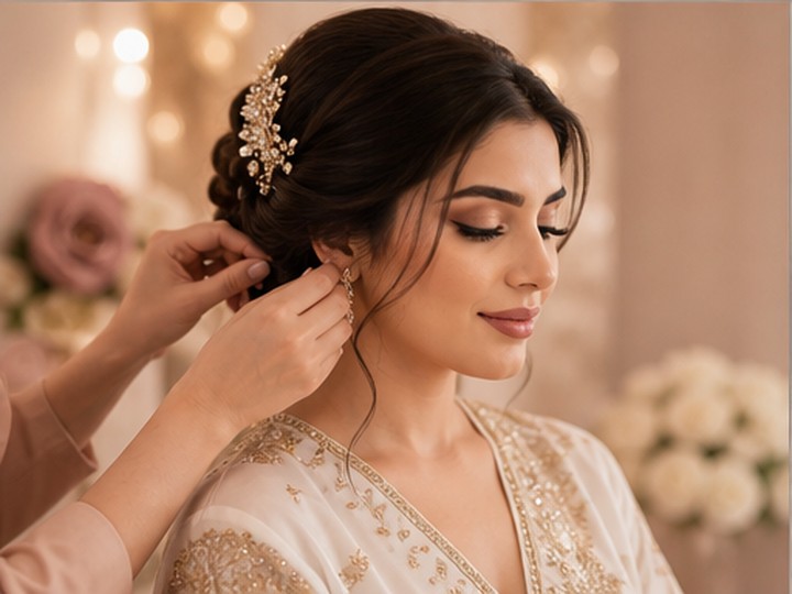 A beautiful Farheena Beauty occasion look